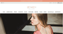 Desktop Screenshot of lemien.es